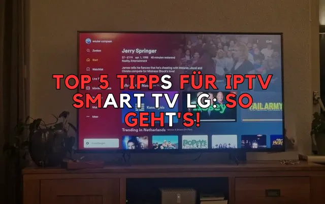 IPTV Smart TV LG CH