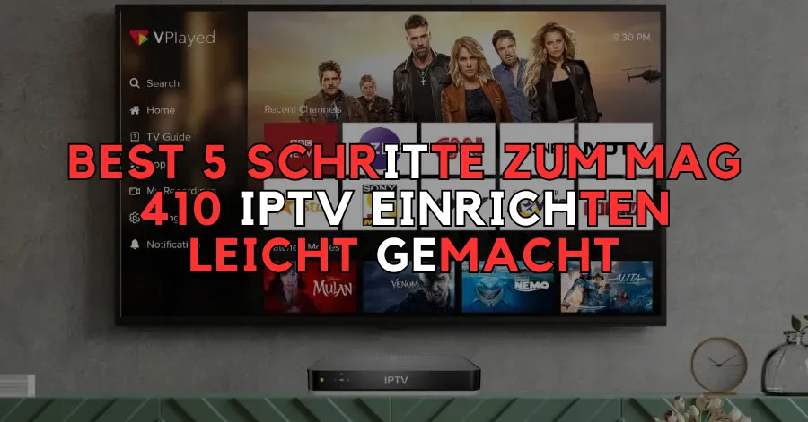 MAG 410 IPTV Einrichten